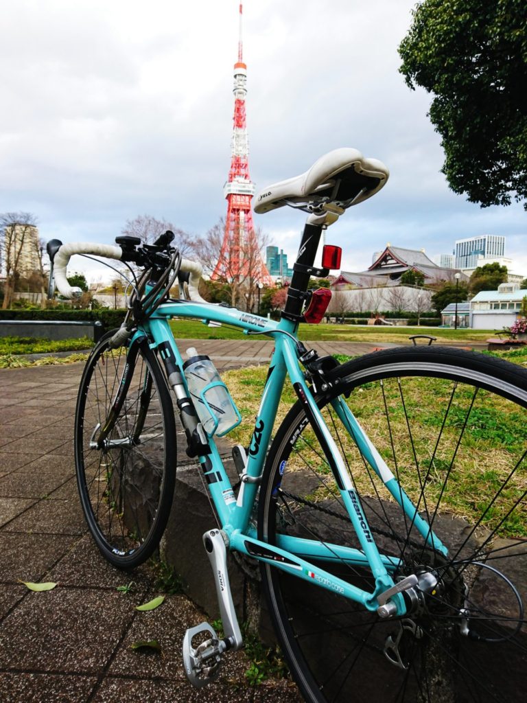 東京タワーへサイクリング